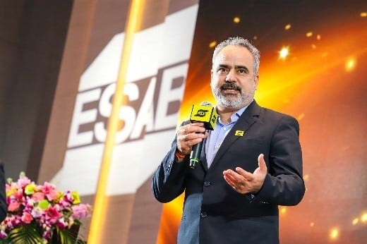 Mr. Rohit Gambhir, President of ESAB Asia Pacific