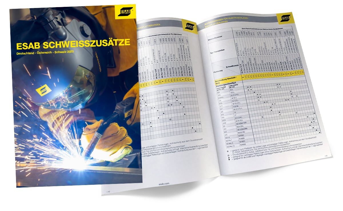 Neues ESAB Handbuch für Schweißzusätze