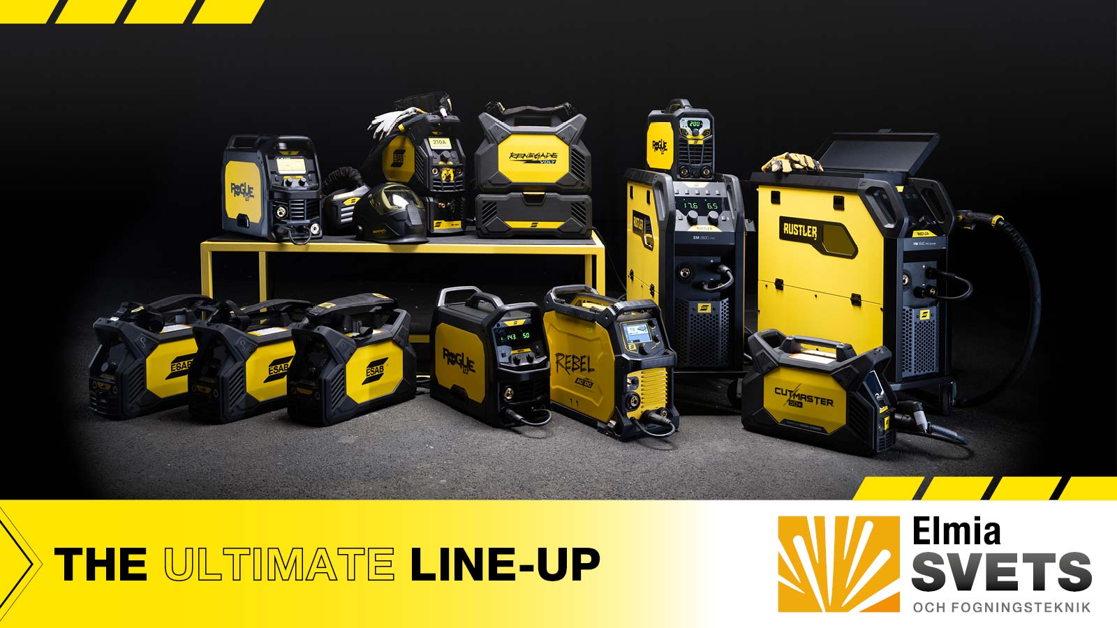 ESAB Ultimate Lineup machines