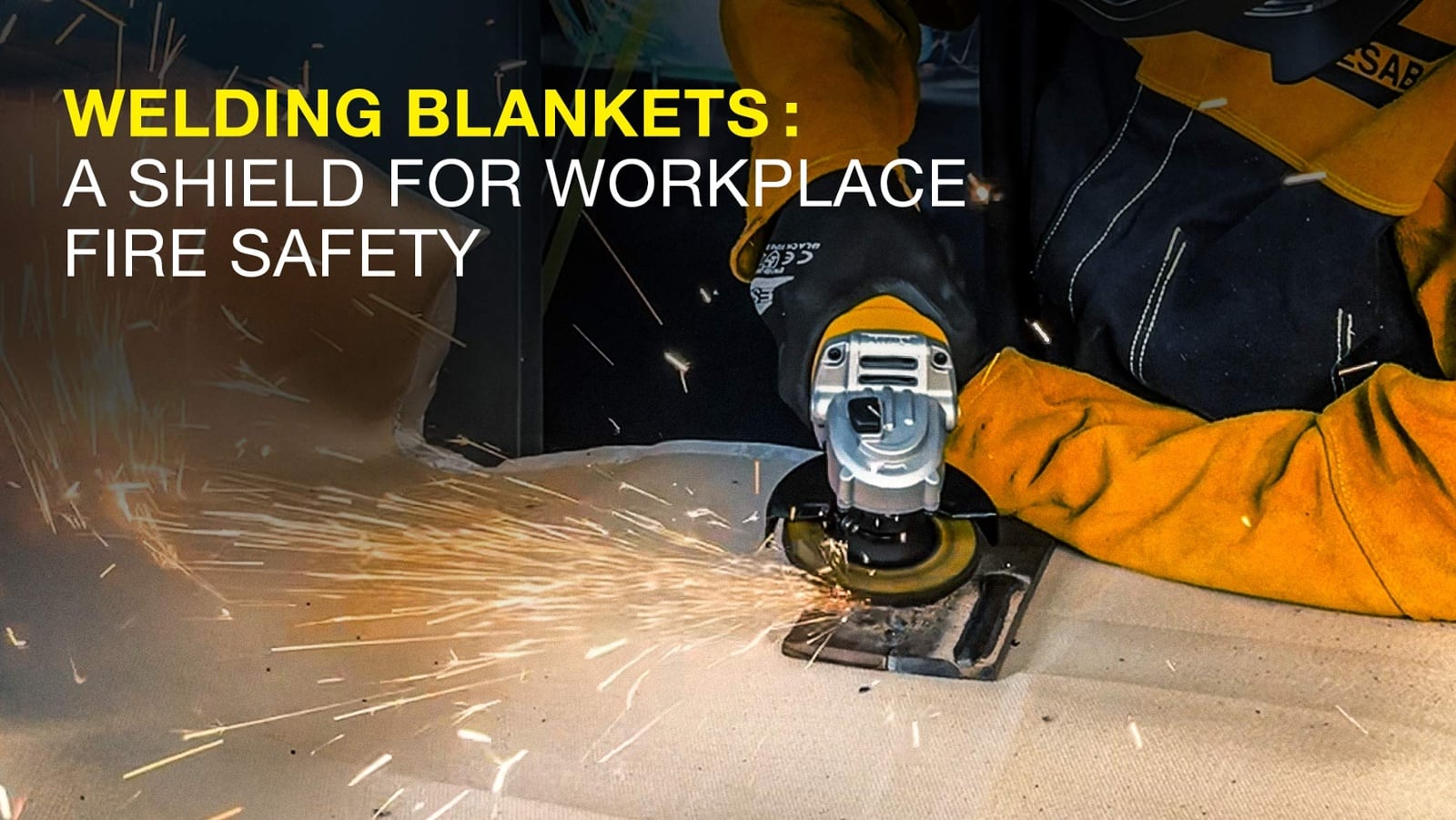 Industrial welding blanket for workplace safety