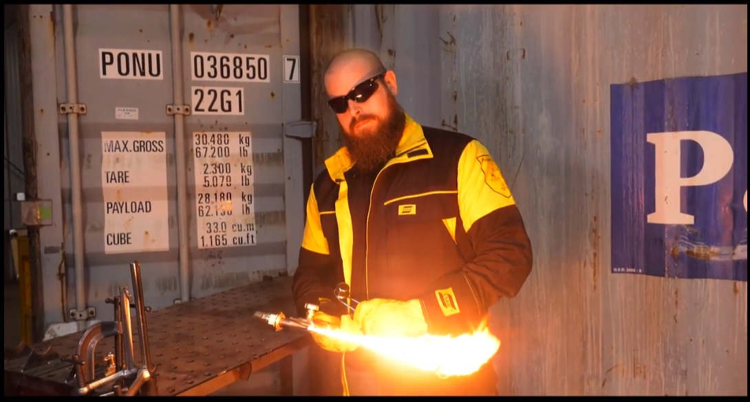 How to Light and Set a Neutral Flame with a Gas Torch