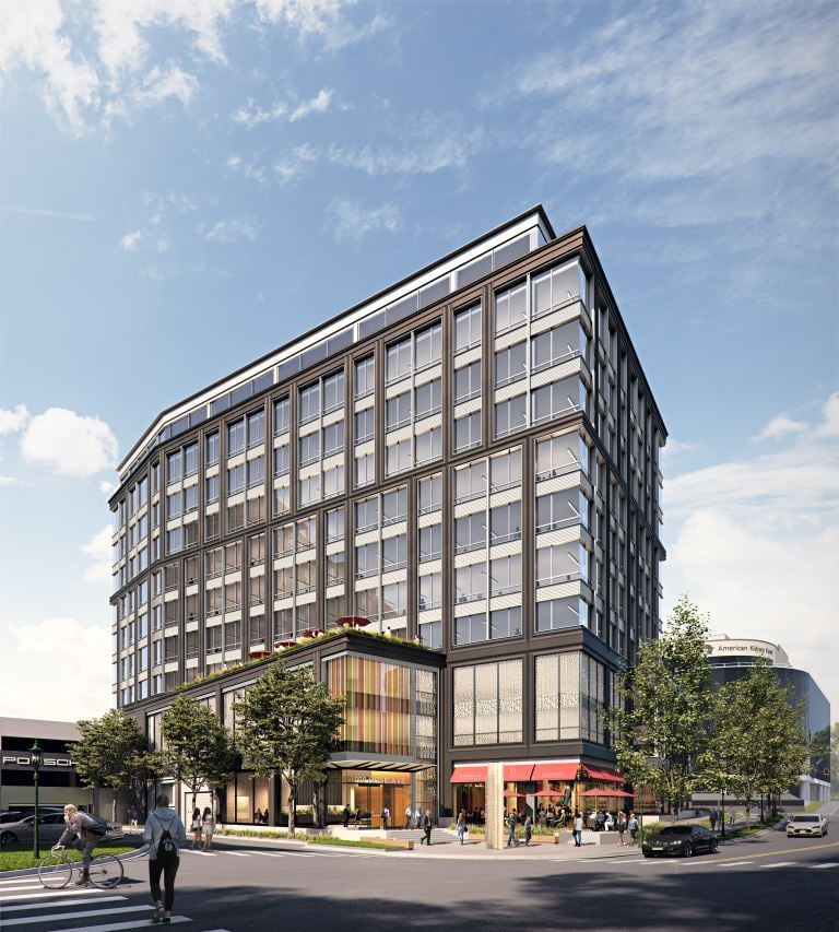 Architectural rendering of ESAB Corporation&rsquo;s new headquarters