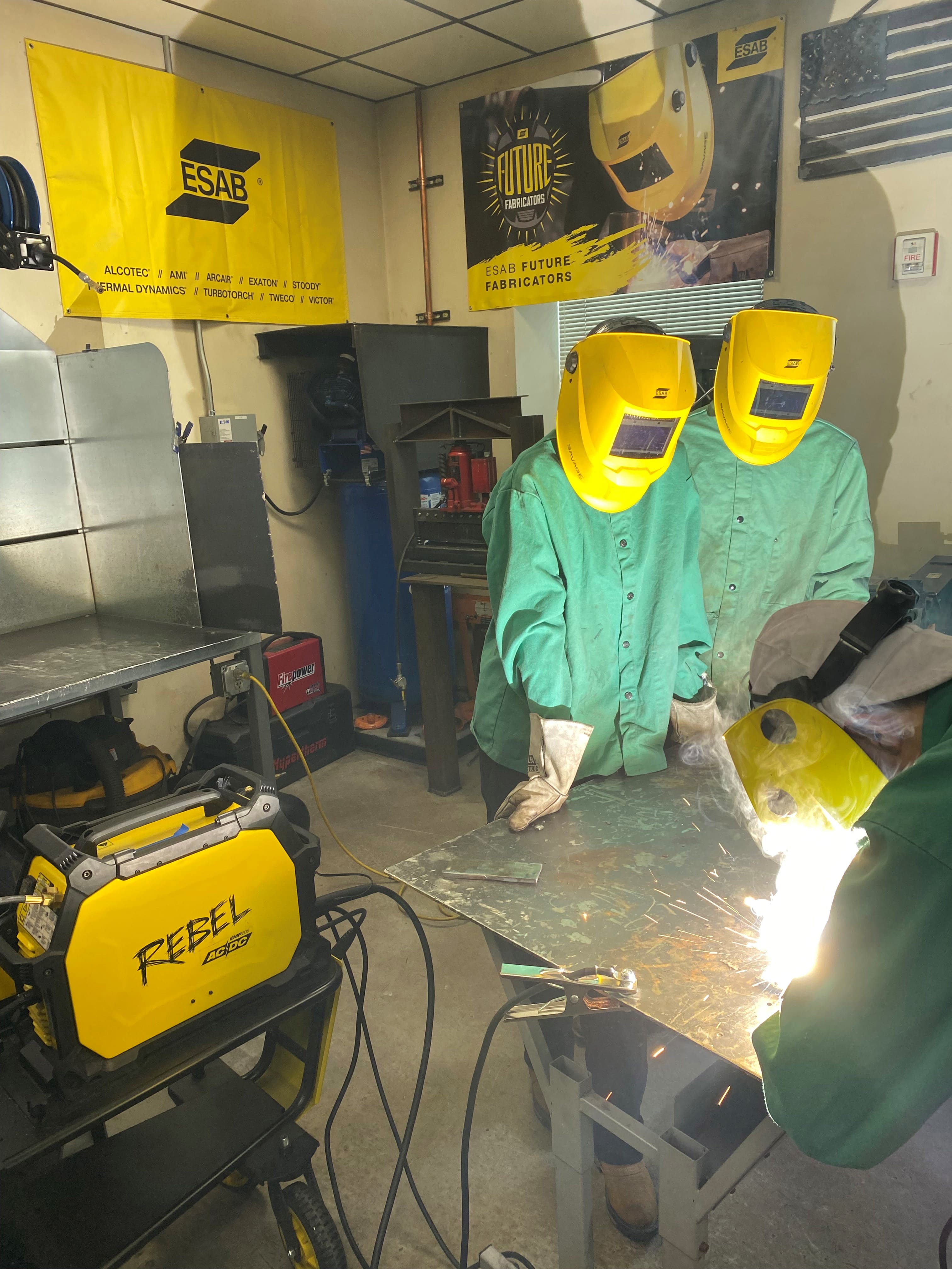 Training aspiring welders