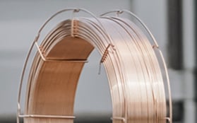 Reel of subarc welding wire
