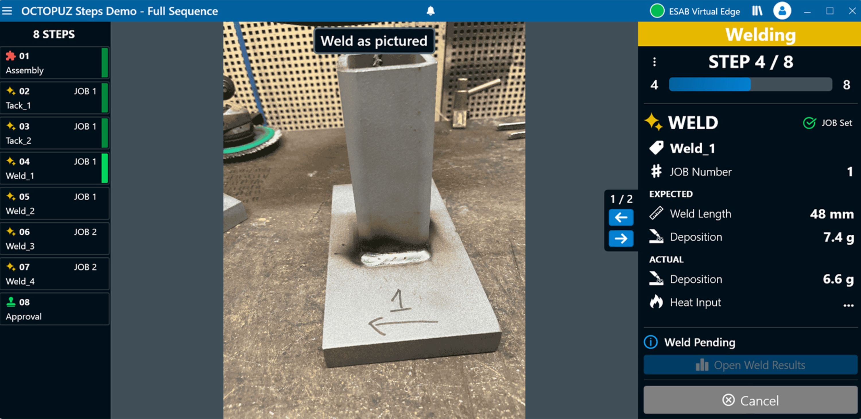 OCTOPUZ Steps Demo