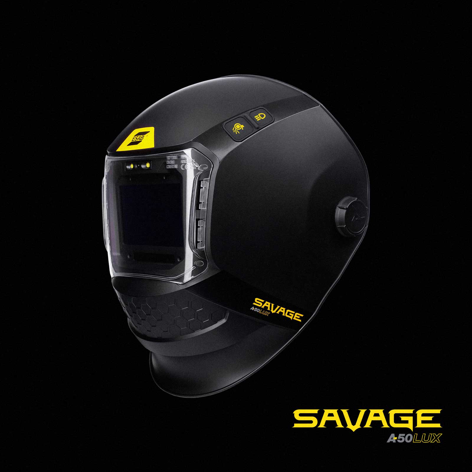 EXCLUSIVE FEATURES ENHANCE ESAB'S NEW SAVAGE A50   WELDING HELMET