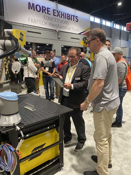 ESAB features live demos, automation and digital solutions at Fabtech Mexico 2024