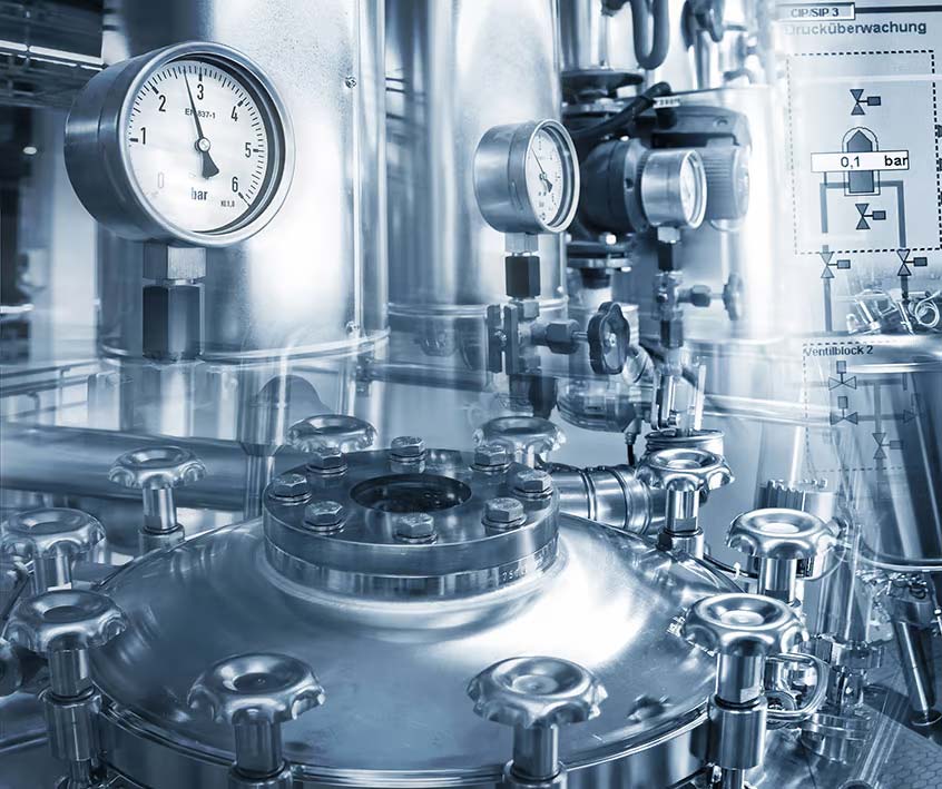 Pharmaceutical manufacturing plant practicing pharmaceutical welding standards
