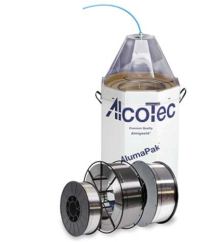 Smoother Feeding: Upgraded AlcoTec 4000 Series Wires Deliver Maximum Uptime in MIG Aluminum Applications