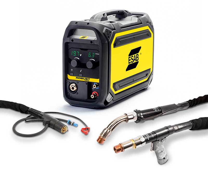 LES PISTOLETS MIG ESAB ST-16/ST-21 POUR LES APPLICATIONS EXIGEANTES DÉSORMAIS DISPONIBLE AVEC UNE PRISE ARRIÈRE DE TYPE EUROPÉEN
