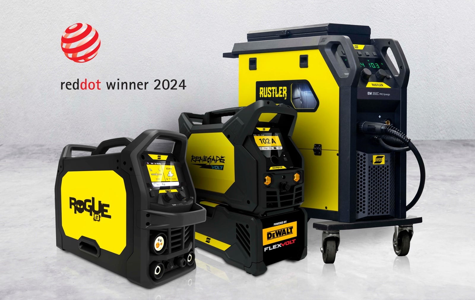 ESAB ganha três prêmios Red Dot por design de produto